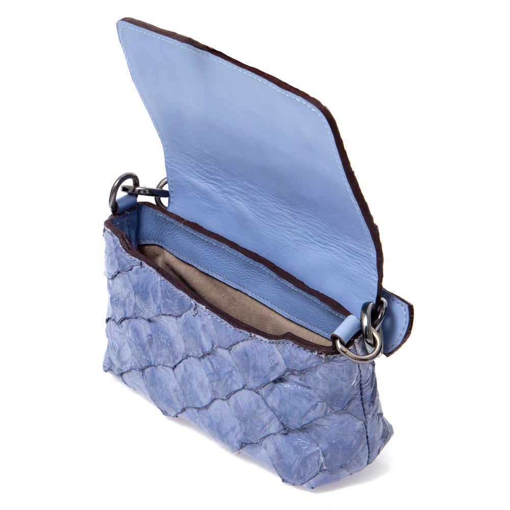 HUARI - Mini handbag em couro de pirarucu - Hortênsia