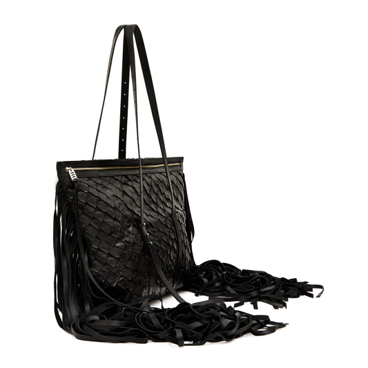 Bolsa KÔIA Malhado Preto e Branco