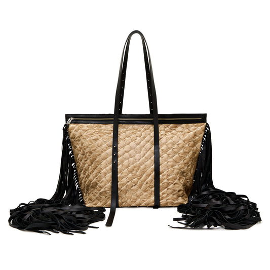 Bolsa KÔIA Malhado Caramelo