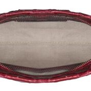 New Aquira - Maxi clutch in pirarucu leather.