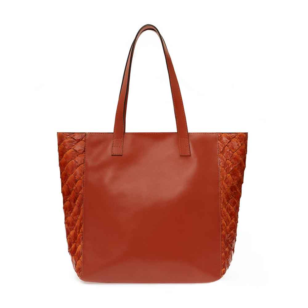 Shopping Bag em couro de Pirarucu - Denise Gerassi